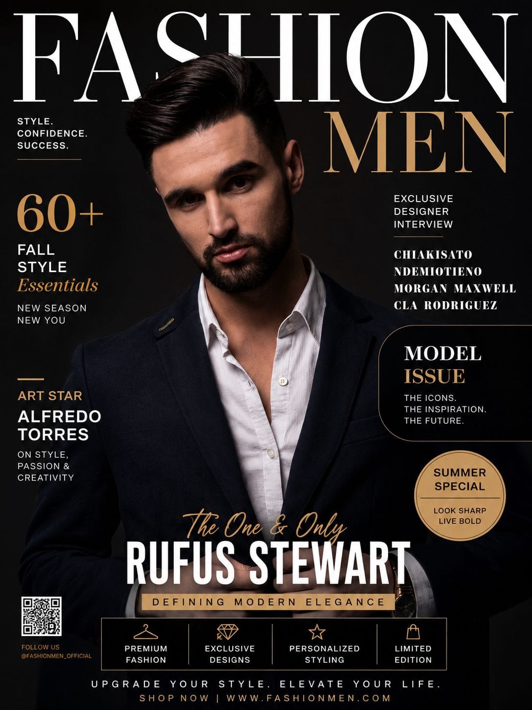 FASHION MEN — COVER ISSUE